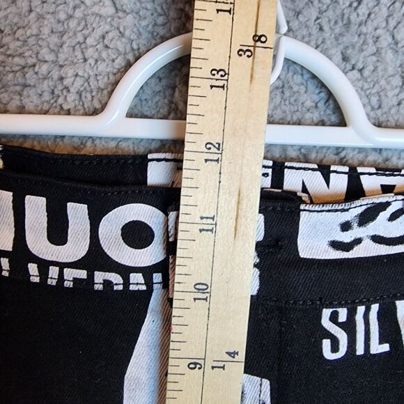 Biepa Jeans Men's Black Denim Fashion Graffiti Style Jeans Size 38 Pants - Picture 9 of 10